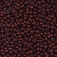 Miçanga Preciosa® Ornela Marrom Escuro Fosco (13780) 9/0 aprox. 2,6mm