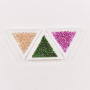 Bandeja Triangular para pedrarias Beadsmith Branca 77mm