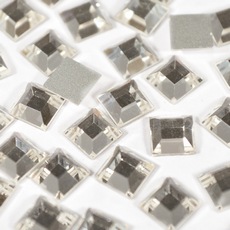 Strass Chaton Quadrado Preciosa® art. 438 23 210 NO HF Cristal 6mm