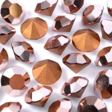 Strass Mc Chaton Optima Preciosa® art. 431 11 111 base cônica Cristal Capri Gold SS20 = 4,6mm