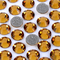 Strass Chaton Viva 12® Preciosa® art. 438 11 612 HF Topaz SS34 = 7mm