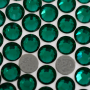 Strass Chaton Viva 12 Preciosa art. 438 11 612 HF Emerald SS34  7mm