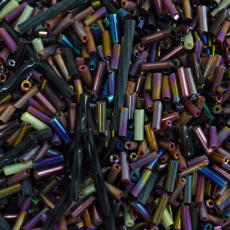 Canutilho Preciosa® Ornela Negra Jet Grafite Furtacor Mix Diversos Tamanhos