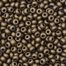 Miçanga Color by LDI Cristais® Dourado (01790L) 9/0 aprox. 2,6mm