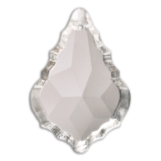 Placa Pingente K9 LDI Cristais art. 400 Cristal 38x27mm