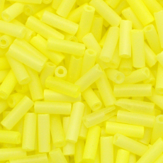 Canutilho Color by LDI Cristais® Amarelo Limão Neon Fosco Seda (00033L) 3 polegada=7mm