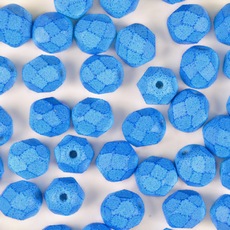 Cristal Color by LDI Cristais® Azul Neon Fosco Seda (00039L) 6mm