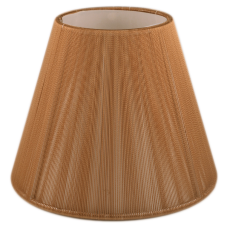 Cupula de Linha com forro para lampada LDI Cristais Caramelo 115x140x80mm