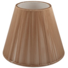 Cupula de Linha com forro para lampada LDI Cristais Chocolate 115x140x80mm