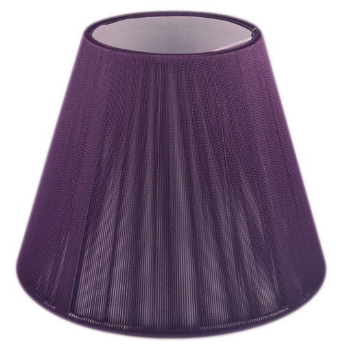 Cupula de Linha com forro para lampada LDI Cristais Purple Velvet 115x140x80mm