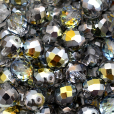 Cristal Preciosa® Ornela Marea Transparente Metálico (2801) 8mm