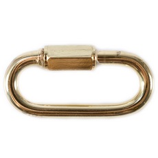 Mosquetão com Rosca para Lustres LDI Cristais® Dourado 6mm