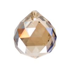 Bola Pingente K9 LDI Cristais® art. 72 Cristal Honey Dourado 20mm