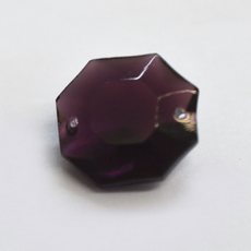 Castanha Cristais Preciosa® art. 2320 Ametista (2 furos) 16mm