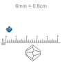 Balao Sparkling art. 5328 Cristal Aurora Boreal 6mm