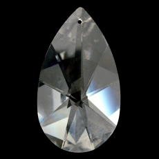 Amendoa Pingente K9 LDI Cristais art. 06 Cristal 38x22mm