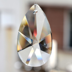 Amêndoa Pingente K9 LDI Cristais® art. 06 Cristal 38x22mm