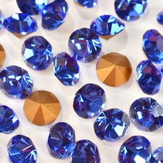 Strass Mc Chaton Optima Preciosa® art. 431 11 111 base cônica Safira SS29 = 6,2mm