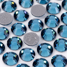 Strass Chaton Viva 12® Preciosa® art. 438 11 612 HF Indicolite SS30= 6,40mm