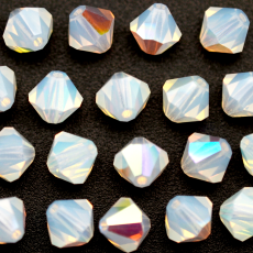 Balão Preciosa® art. 451 69 302 White Opal Aurora Boreal 4mm