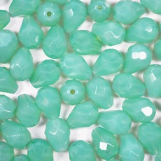 Cristal Gota Preciosa® Ornela Verde Opaline (61100) 7x5mm