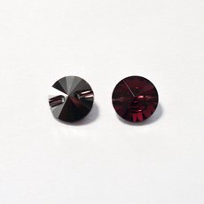 Botão Swarovski® art. 3015 Burgundy 10mm