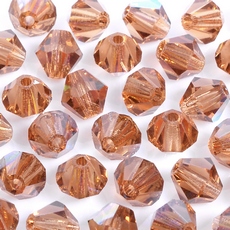 Balão Preciosa® art. 451 69 301 Light Colorado Topaz Aurora Boreal 6mm