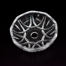 Bobeche K9 LDI Cristais® art. Etoile Cristal 80mm