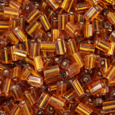 Canutilho Chiclete Preciosa® Ornela Ouro Velho Transparente (17090) 5x3mm