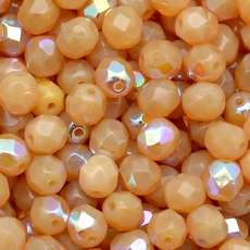 Cristal Preciosa® Ornela Topaz Opaline Transparente Aurora Boreal (11000) 6mm