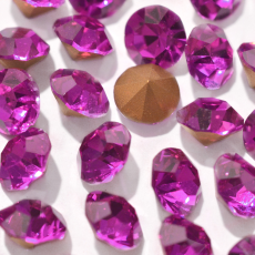 Strass Mc Chaton Preciosa® art. 431 11 111 base cônica Fuchsia SS24 = 5,2mm