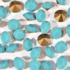 Strass Mc Chaton Preciosa® art. 431 11 111 base cônica Turquoise SS24 = 5,2mm