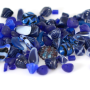 Conta de Vidro PreciosaOrnela Mix de  Murano Cobalt Tamanhos Diversos