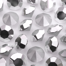 Strass Mc Chaton Preciosa® art. 431 11 111 base cônica Cristal Prata Labrador SS20 = 4,6mm