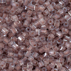 Vidrilho Preciosa® Ornela Cristal e Nude Topaz Lined (38117E) 2x9/0=2,6mm