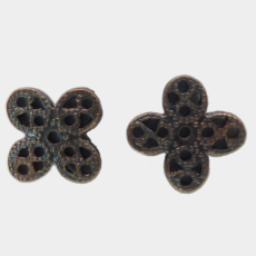 Pingente Cruz Ouro Velho 10 mm