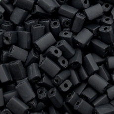 Canutilho Chiclete Preciosa® Ornela Preto Mate (23980) 5x3mm