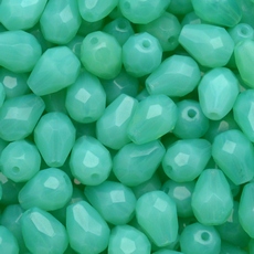 Cristal Gota Preciosa® Ornela Verde Opaline (61100) 9x7mm