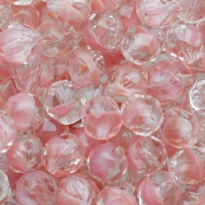 Cristal Preciosa Ornela Rosa Cristal Transparente Mesclado 76028 8mm