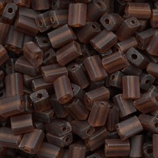 Canutilho Chiclete Preciosa® Ornela Marrom Mate (10140) 5x3mm