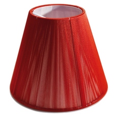 Cupula de Linha com forro para lampada LDI Cristais Red 115x140x80mm