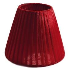 Cupula com Fita de Organza para lampada LDI Cristais Burgundy 115x140x80mm
