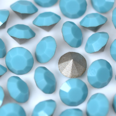 Strass Mc Chaton Maxima® Preciosa® art. 431 11 615 base cônica Turquesa SS12 = PP24 = 3mm