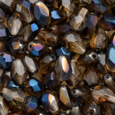 Cristal Gota Preciosa® Ornela Marrom Metalizado (10210) 8x6mm