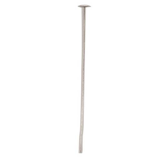 Alfinete Cabecao de Latao 0,9 LDI Cristais Niquel 2,70x38mm