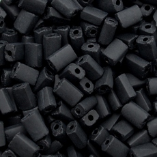 Canutilho Chiclete Preciosa® Ornela Preto Mate (23980) 5x3mm