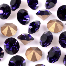 Strass Mc Chaton Preciosa® art. 431 11 111 base cônica Deep Tanzanite SS4,5 = PP10 = 1,6mm