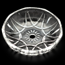 Bobeche K9 LDI Cristais® art. Etoile Cristal 120mm