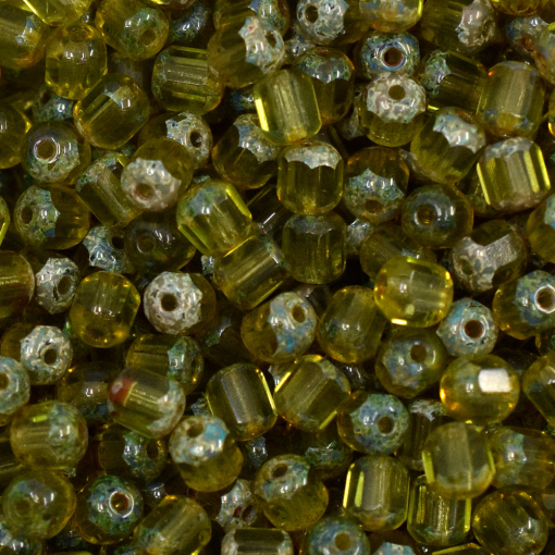 Cristal Edla Preciosa Ornela Olivine Retro 50220 6mm