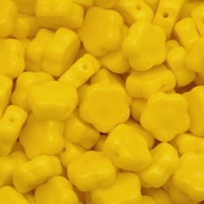 Conta de Vidro Preciosa® Ornela Margarida Amarelo Fosco (83130) 10mm